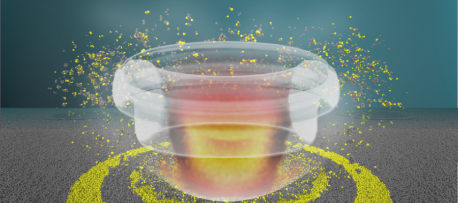 Cavitation induced collapse of surface nanobubbles